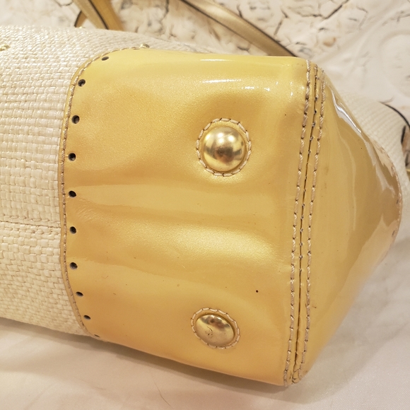 Coach Limited edition Hamptons Floral Straw Bag 98 - Picture 7 of 16